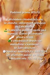 Podzimní provoz GOLFU